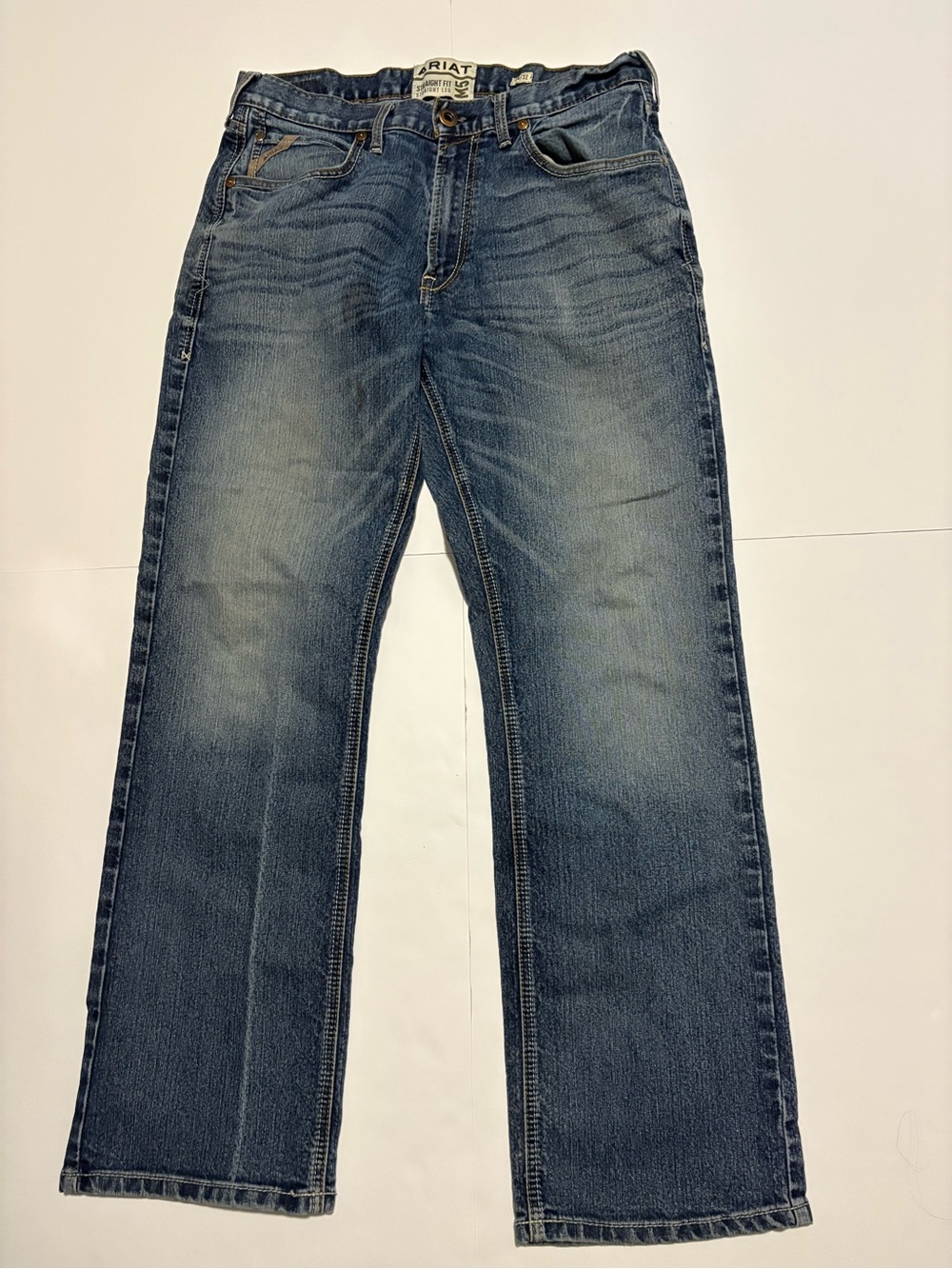 Ariat M5 Straight Fit Straight Leg Jeans 34x32 Medium Wash